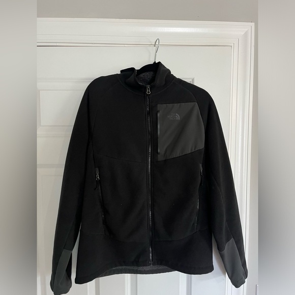 Men's North Face Fleece Jacket Black Size Medium - Picture 1 of 6